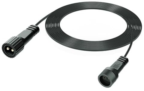 Extension Cable for Outdoor Lights, Gcstnn 10M/33Ft 2 Pin LED Connector IP65 Waterproof Extension Lead Cord for G40 Globe Outdoor Festoon/Icicle/Christmas String Lights