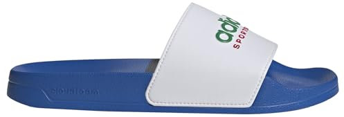 adidas Adilette Shower Slides, Infradito Unisex - Adulto, Brigroyal Cloudwhite Teamgreen, 48.5 EU