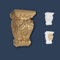 Marbet Design Stuckkonsolen Styropor weiß & gold - Barocke Wandkonsolen Stuck Dekorbau Akanthus Wanddekoration - Mediterrane Wandgestaltung Konsole Ornament Gesimse Wand Dekor (K-02 supergold)