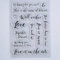 DDOUJOY Words Love is Sweet Heart You and Me Wishes Transparente Stempel für Kartenherstellung, Dekoration und DIY Scrapbooking 3120812