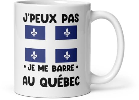 Mug Québec je peux pas je me barre au Québec tasse Québec humour voyage