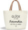 Baumwolltasche Geschenk für Freundin, Damen Einkaufstasche Tragetasche, Canvas Tote Bag für Frauen, Geschenk Beste Freundin Geburtstag, Geschenke für Freundin zum Weihnachten, BFF Geschenk