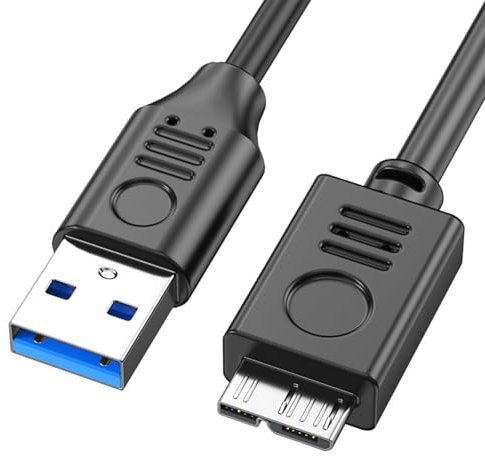 GMBYLBY Câble USB pour Disques Durs 5Gbps Cordon USB Disques Durs Externes Câble Chargement Remplacement