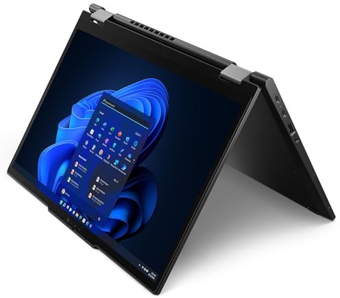Lenovo Thinkpad X13 2-en-1 Ordinateur Portable 13, Intel Ultra 5 125U, 16GB RAM, 512GB M2 SSD, WUXGA, écran Tactile, Windows 11 Pro, Clavier AZERTY Francais
