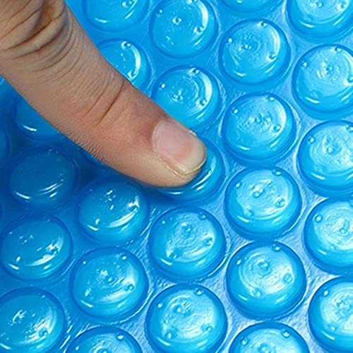 Couverture de Chauffage Solaire pour Piscine, rectangulaire, avec Film Isolant Thermique à Bulles et Protection UV, Pliable, pour Piscine, Jacuzzi et Spa (2 m x 3 m).