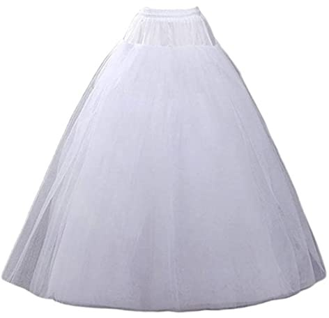 A-Linie reifenloses Brautkleid Petticoat Reifrock Unterrock Slips für formelle Kleider bodenlanges Hochzeitskleid Petticoat Hochzeitskleid Petticoat Hoopless Übergrößen Hochzeitskleid Petticoat