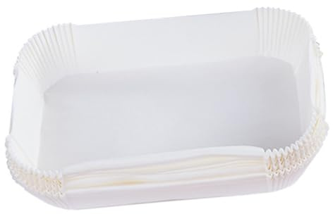 OFFSCH 50piezas Esterilla De Papel Para Hornear Resistente Al Aceite Para Freidora De Aire Bandeja De Papel Cuadrada Para Hornear Snacks y Papas Fritas