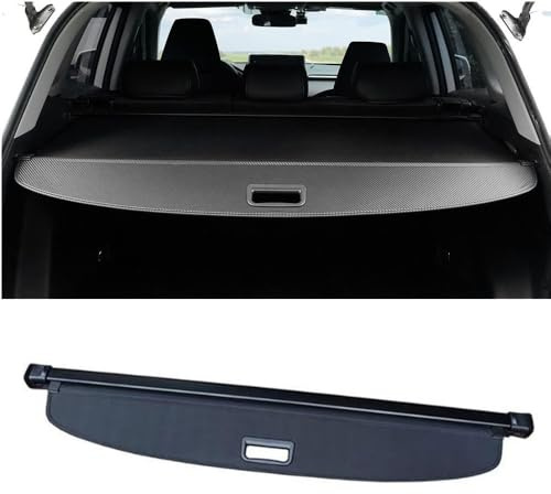 YUENAN2025 Auto Einziehbarer Laderaumabdeckung Kofferraum für Q5 2010-2017, Schwarz Schutz Der Privatsphäre Abdeckung Hutablage Cargo Cover, Ausziehbar Kofferraumabdeckung Rollo