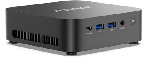 ACEMAGIC M5 Mini PC,16GB DDR4 512GB M.2 SSD Mini Computer mit W11 Pro | RJ45 | 4K HDMI+DP | WiFi 5 für Zuhause/Büro/Schule