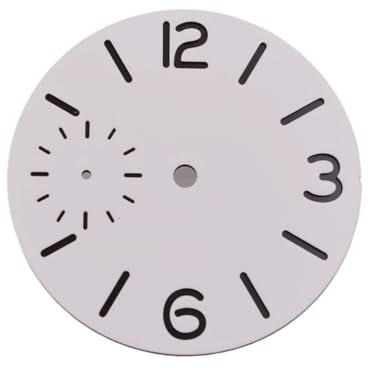 Saharuse 1 Stück 37 mm Zifferblatt schwarz weiß blau grün Leuchtend passend for ETA 6497 ST3600 Uhrwerk(E)