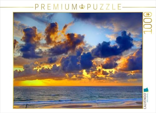 CALVENDO Puzzle Sonnenuntergang bei De Koog | 1000 Teile Lege-Größe 64 x 48 cm Foto-Puzzle für glückliche Stunden