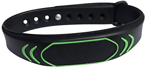 YARONGTECH RFID-Armband, 13,56 MHz, M1S50, Silikon, wasserdicht, Schwarz, 2 Stück