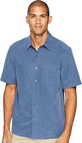 Royal Robbins Herren Desert Pucker Dry Shirt, Collins Blue, XXL
