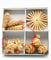 Geschenkestadl 100 Weihnachtsanhänger Stroh Anhänger (Zapfen Sterne)