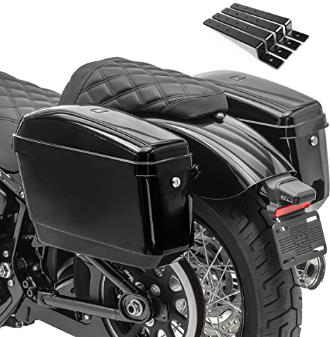 Chopper Seitenkoffer Craftride Nevada je 20l + Haltesatz