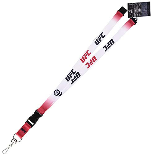 PSG UFC Unisex UFC Lanyard Crossover Red/White C, Rot