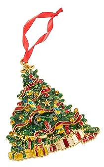 Villeroy & Boch Winter Collage Accessoires pendente di metallo albero, multicolore, 12 cm