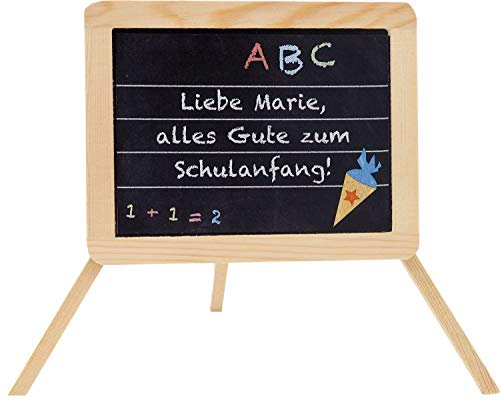 Unbekannt Schultafel MIT Namen Schule Einschulung Holz Tafel Tischdeko Schreibtafel Schulanfang Party