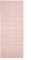 Carpeto Rugs Modern Läufer Flur Teppich Einfarbig Muster - Flauschige Flachflor Teppiche für Wohnzimmer, Schlafzimmer, Kinderzimmer - Kurzflor in Versch. Größen Pastell Farben Rosa Pink 70 x 300 cm