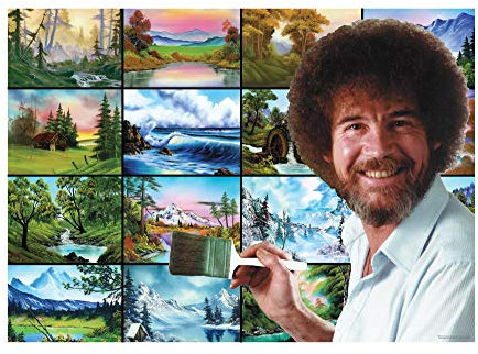 toynk Bob Ross These Things Live Right In Your Brush, 1000-teiliges Puzzle