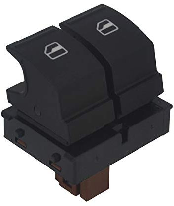 KASturbo Interruptor de Elevalunas, Botón de Ventana eléctrica de control eléctrico 1Z0959858 para S-koda Octavia Fabia 2 Roomster
