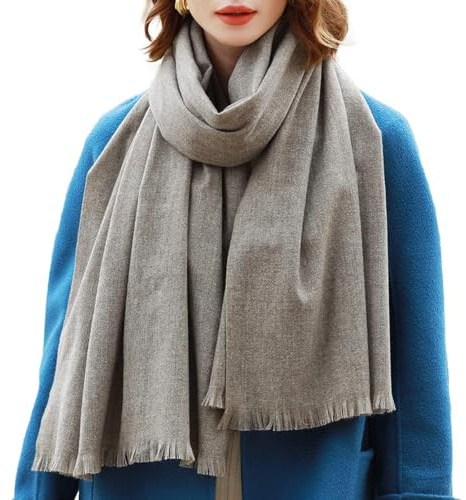RIIQIICHY Schal Damen Winter Kuschelig, Weicher Breiter Winterschal | Kuscheliger Damenschal für Herbst und Winter, ideal als Schultertuch oder Stola für Abendkleid, Hochzeit und als Geschenk