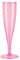 ProductPro 10 x Pink with Silver Glitter Plastic Prosecco Flutes 175ml Capacity
