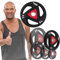 Miweba Sports Olympia Hantelscheiben Set | 𝐏𝐫𝐨𝐟𝐢 Hanteln - Hantelscheibe - Hantel Scheiben - Gewichte - 51 mm Aufnahme - Hantelset - Gewichtsscheiben - Hantelgewicht - Plates (2X 15.0 kg)