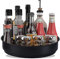 PIGPIGFLY Lazy Susan Turntable,Kitchen Storage Rack,Rotating Spice Rack,Stainless Condiments Organizer,Kitchen Storage & Organisation(20cm)