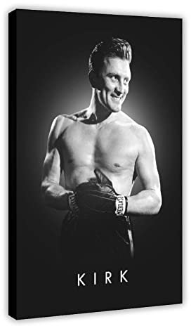 MOIT Star Kirk Douglasie Leinwand Poster Schlafzimmer Dekor Sport Landschaft Büro Zimmer Dekor Geschenkrahmen Stil 60 x 90 cm