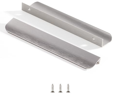 sunlithor GebüRsteter Edelstahl Schrankgriffe FüR KüChengriffe MöBelgriffe KüChenschräNke Schubladengriffe Vintage Packung mit 5 Stück 160mm BA 200mm Länge