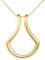 JZTRADING Ring Holder Necklace Sterling Silver Open U-shaped Ring Keeper Pendant Necklaces For Women Wedding Engagement Anniversary Christmas Jewellery Gifts for Her Wife Girlfriend Fiance (gold)