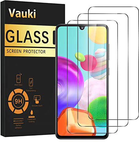 Vauki 3 Piezas Protector de Pantalla para OPPO A58 4G Cristal Templado Full HD Ultra Resistent 9H Dureza Antihuellas Sin Burbujas Antiarañazos Transparent Vidrio para OPPO A58 4G