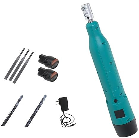 Luminexia Metal Files Set,File & Rasp Set,Electric Steel File,Diamond Needle File Set,Power Tools,12V Li-Ion Reciprocating Saw File,for Metal/Wood/Pipe/PVC/Steel Cutting/DIY Tool