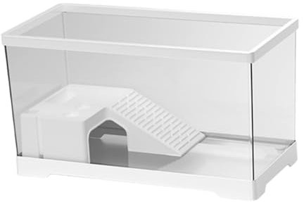 ＡＷＨＡＯ Tortuga Tanque Acuario Tortuga hábitat con hábitat Mascotas Accesorio, Grande