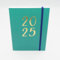 Sixstore Week to View 2025 A5 Diary WTV A5 Planner Hardback Cover Casebound Diaries Elastic Closure Band (Blue)