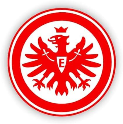 Hicsticayt Eintracht Francfort Sticker, Aufkleber, Doppelpack, mehrere Größen (10cm)
