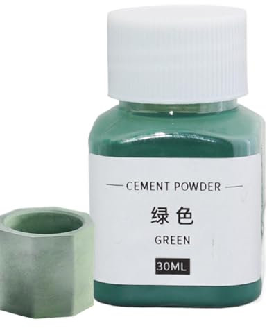 Cement Power - Farbpulver Zement | Farbpigment für Beton Eisenoxidpulver | Oxidpigment Pulver | Betonfarbstoff | Farbstoff für Kunst- und Dekorationsmalerei, Beton, Farbstoff für Kunst- und