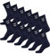 hummel Unisex Basic Socken 12 Paar Marine Blau 46/48
