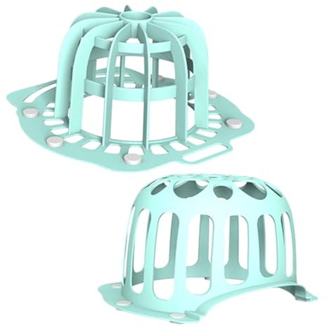 BAZEITFLOW Hutwascher Hutscheibenkäfig Hutformeinsatz Kugelkappenscheibe Hutwaschkäfig Unterlegscheibe Für Baseballkappen Hutkäfig Zum Waschen Kappenscheibenkäfig Light Green Kieselgel