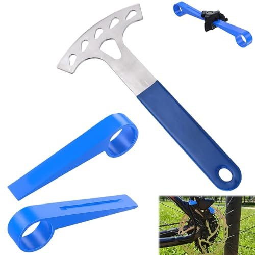 Bicycle Brake Tool and Bike Piston Press Tool, Road MTB Bicycle Oil Brake Caliper Reset Retracting Repair Tools with Piston Spreader & Resetter for Disc Brakes & Pads