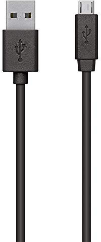 Belkin F3U151cp0.9M-P - Cable USB 2.0 de USB-A a micro-B, color negro