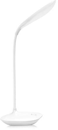 TOPJESS Desk Lamp, USB Portable Desk lamp 3 Level Dimmer Suitable for Reading/Relaxation/Bedtime,Night Light,Flexible Neck,Touch-Sensitive Control Panel