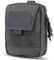 OneTigris Blade EDC Gürteltasche mit Tasche, Grau, 13 cm x 20 cm x 6,4 cm, Grau, 5(L)*8(L)*2.5(E)/13cm*20cm*6.4cm