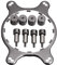 CPU Cooler Fan Bracket Heatsink Holder AM4 Mounting Bracket Kit for Corsair Hydro Series H45 H55 H60 H75 (Black)