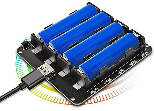 diymore Battery Shield V9 5V / 3A 3V / 1A Tarjeta de expansión con Micro USB Type-C para para ESP32 WiFi