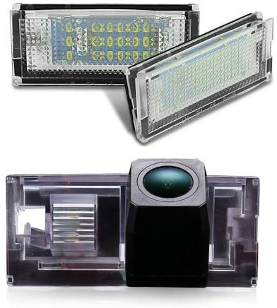 【Spezielle Einparkhilfe-Fahrzeugkamera】Nachtsicht HD Farbe Auto Rückfahrkamera für BMW 3er E46 Coupe Touring Limo Compact Limousine Convertible 4D 5D 316i 318i 320d 323i 328i 330ci 325xi 1998-2005 Bj
