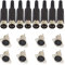 RUNCCI-YUN 16pcs DIN Stecker Buchse ，DIN Löten Verbinder，DIN Stecker 5-polig ， für Panel Mount Audio AV Kabelanschluss Lautsprecher DIN Stecker（schwarzem ）