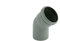 STEMAX-Wassertechnik Marley HT Abflussrohr HTB Bogen 45° DN32,40,50,75,110, Größe: DN40