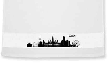 die stadtmeister Geschirrtuch Skyline Wien/Vienna